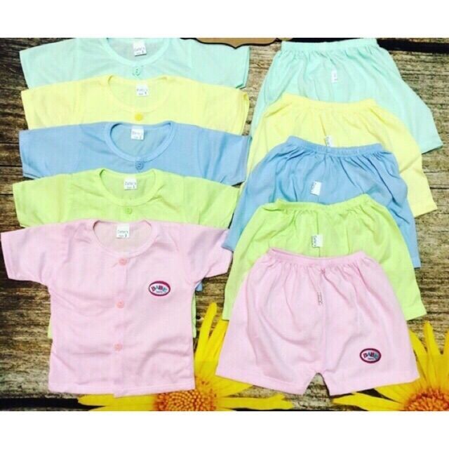 Bộ quần áo cộc tay baby born sơ sinh