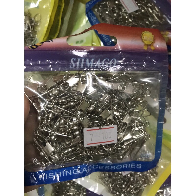 1 bịch 100 chiếc khóa link khóa cài siêu khỏe. ĐỒ CÂU HÙNG