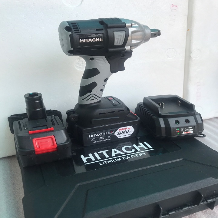 máy siết bulong hitachi 88v 2 pin