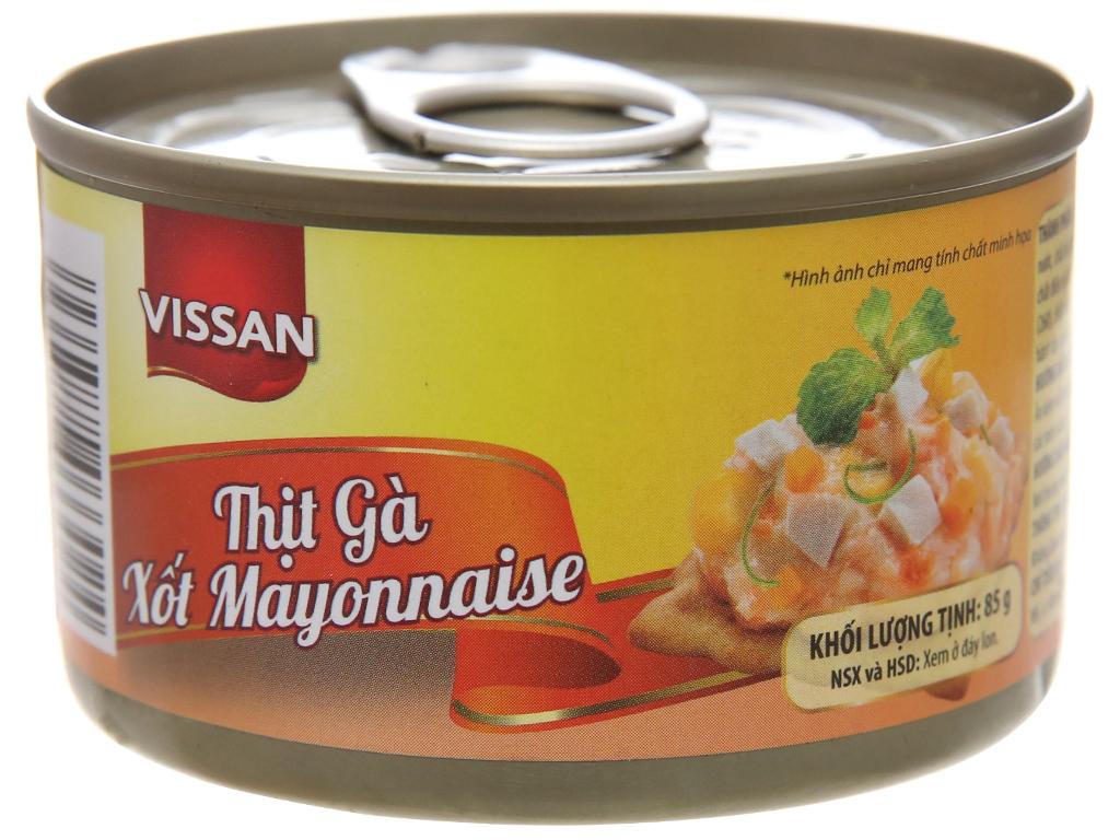 Combo 4 Thịt Gà Xốt Mayonnaise Vissan 85g (Date 2023)
