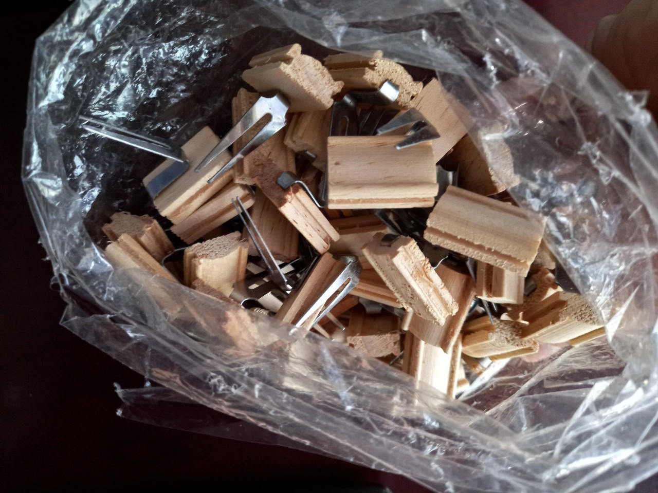 Sét 5 Xiên hoa quả trái cây cho chim ( ghim trái cây, ghim chuối )