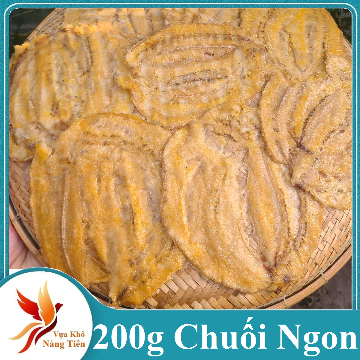 1kg miếng chuối khô ép miếng vàng ươm sạch thơm - vựa khô nàng tiên