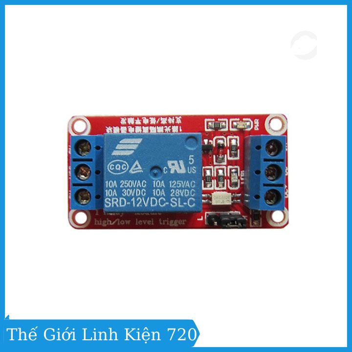 Module relay 12VDC 1 kênh high / low