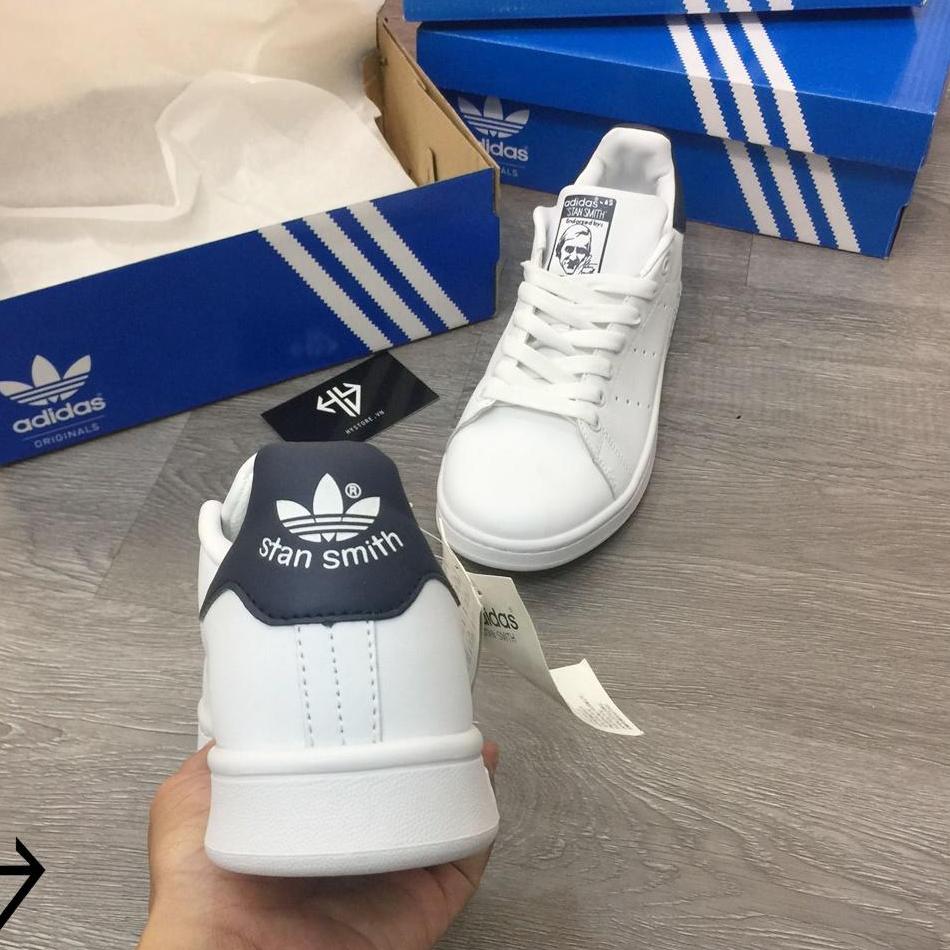 [Full Box+ Tặng Hộp] Giày Thể Thao nam nữ thời trang Stan.smith gót đen