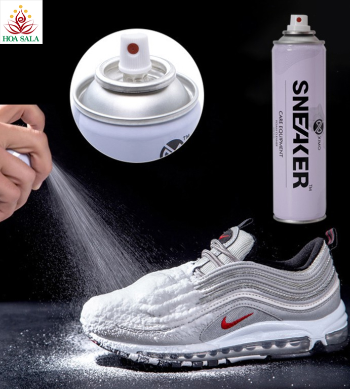 Chai xịt tạo bọt vệ sinh giày sneaker cao cấp 300ml