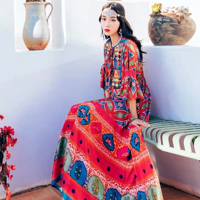 Bờm tóc bohemian - Vòng đội đầu head chain boho style