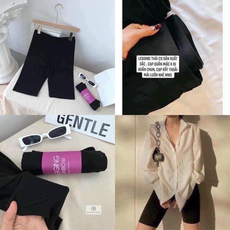 Quần Legging Đùi Nâng Mông, Quần nâng mông lửng