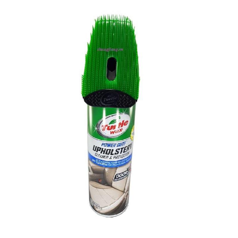 Chai Xịt Giặt Nệm, Da, Nỉ Turtle wax POWER OUT UPHOLSTERY