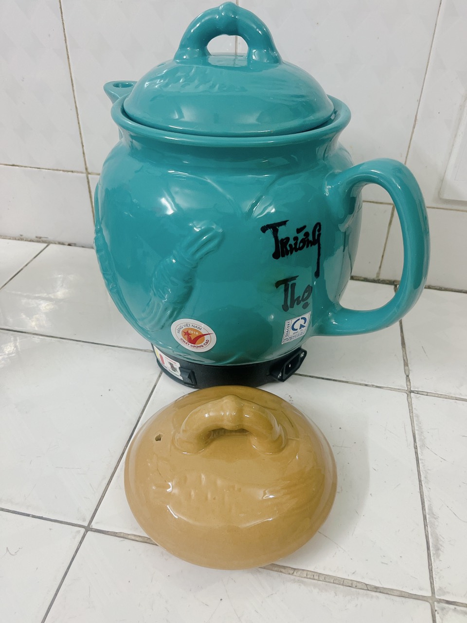 NẮP ẤM SẮC THUỐC TRƯỜNG THỌ 5 LÍT