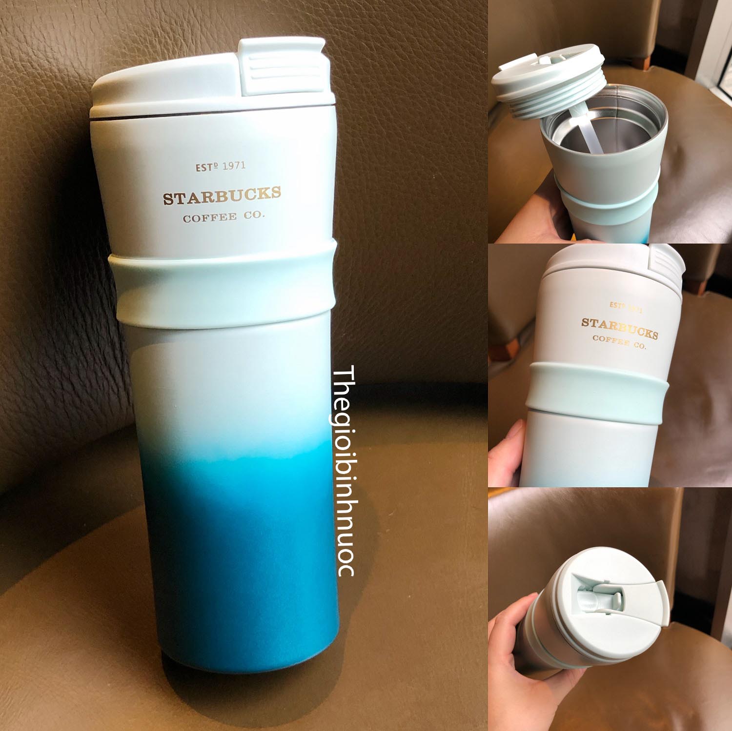 Bình Giữ Nhiệt Starbucks Nắp Bật 473ML B446