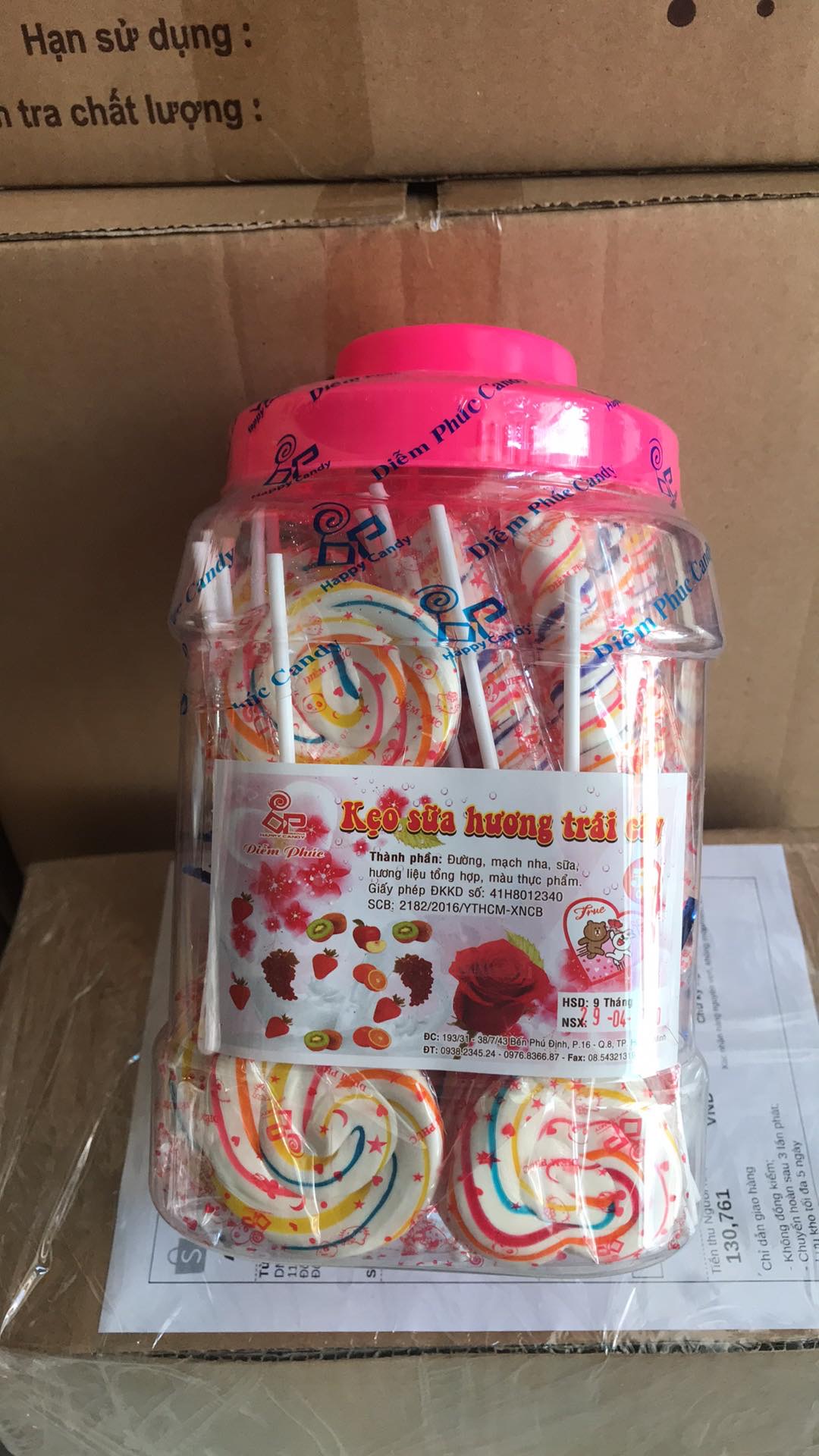 Kẹo que cứng Diễm Phúc 50 que