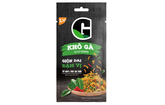 BÁO GIÁ Khô Gà Lá Chanh G Kitchen | Shopee Lazada Sendo Tiki mới nhất 2 G Kitchen - Khô gà vị Lá Chanh 22gr
