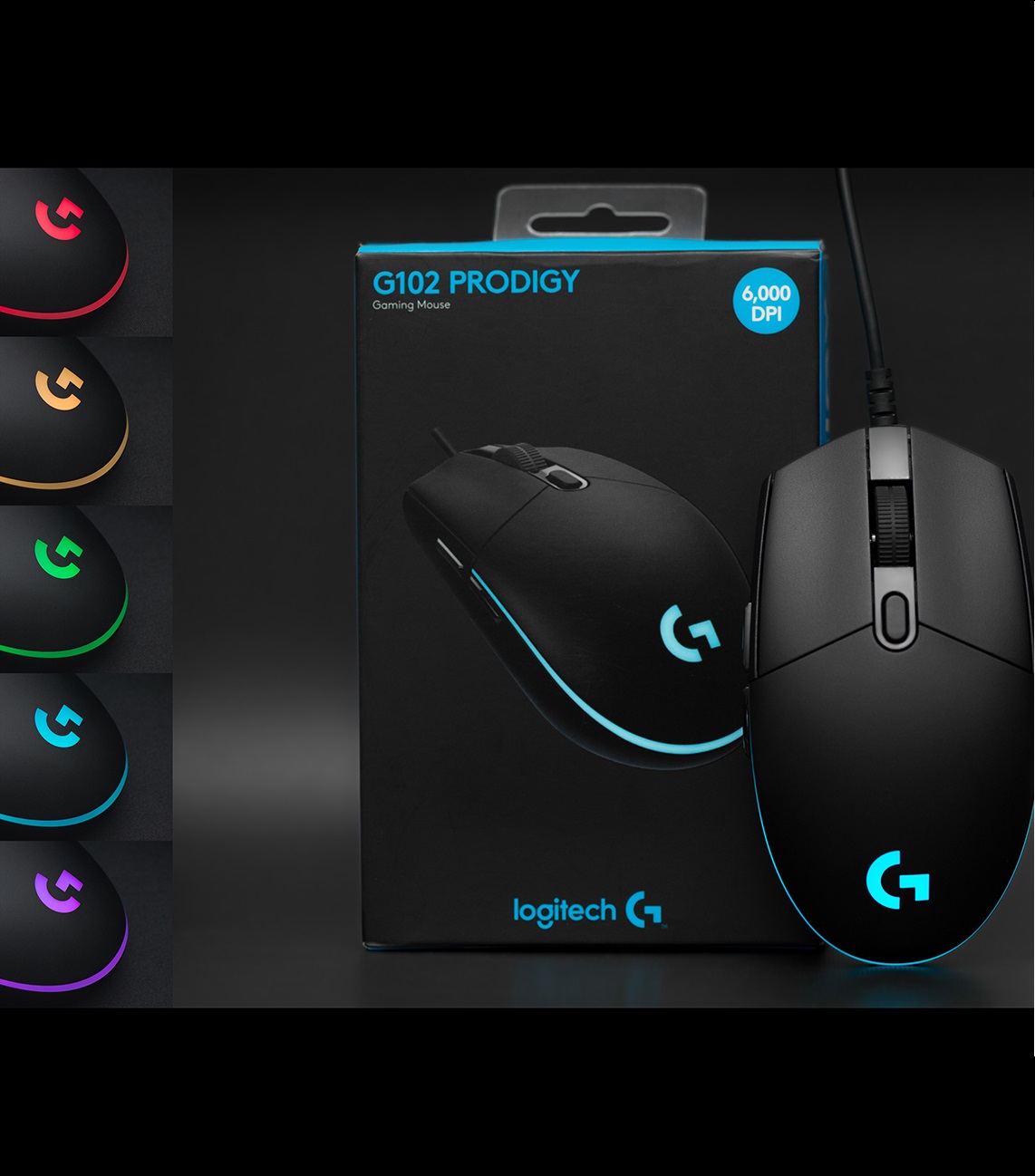 Chuột chơi game Logitech G102 Gen 2 Prodigy RGB có dây - Bảo hành 2 năm chính hãng