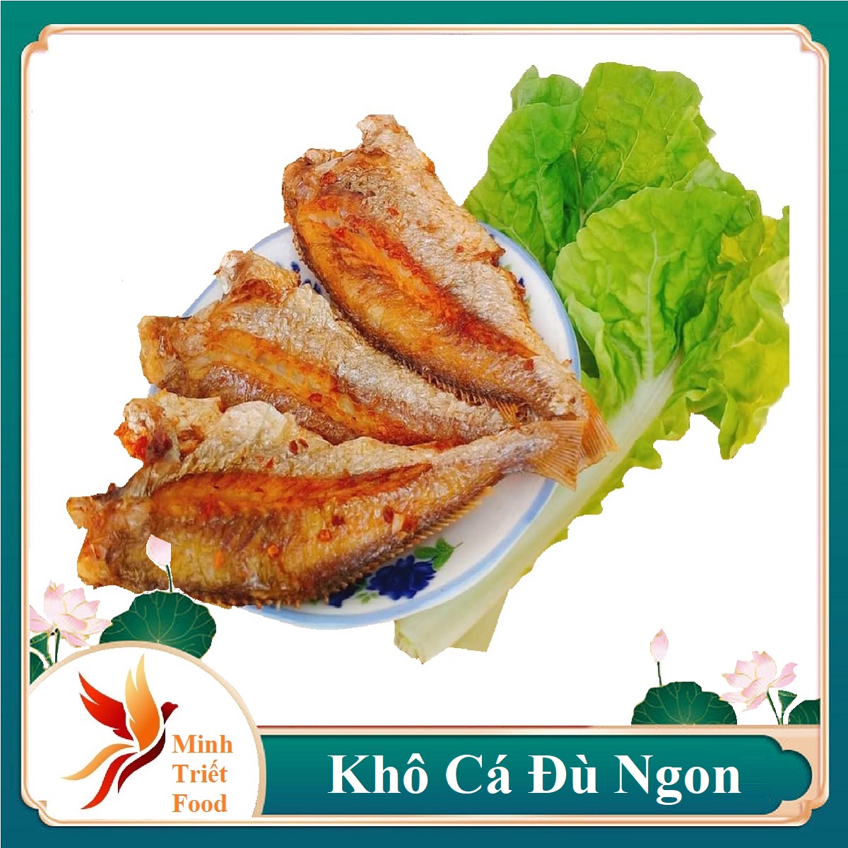 Khô cá đù nhiều nắng loại vừa ăn nhỏ - Giao hàng Nhanh Toàn Quốc