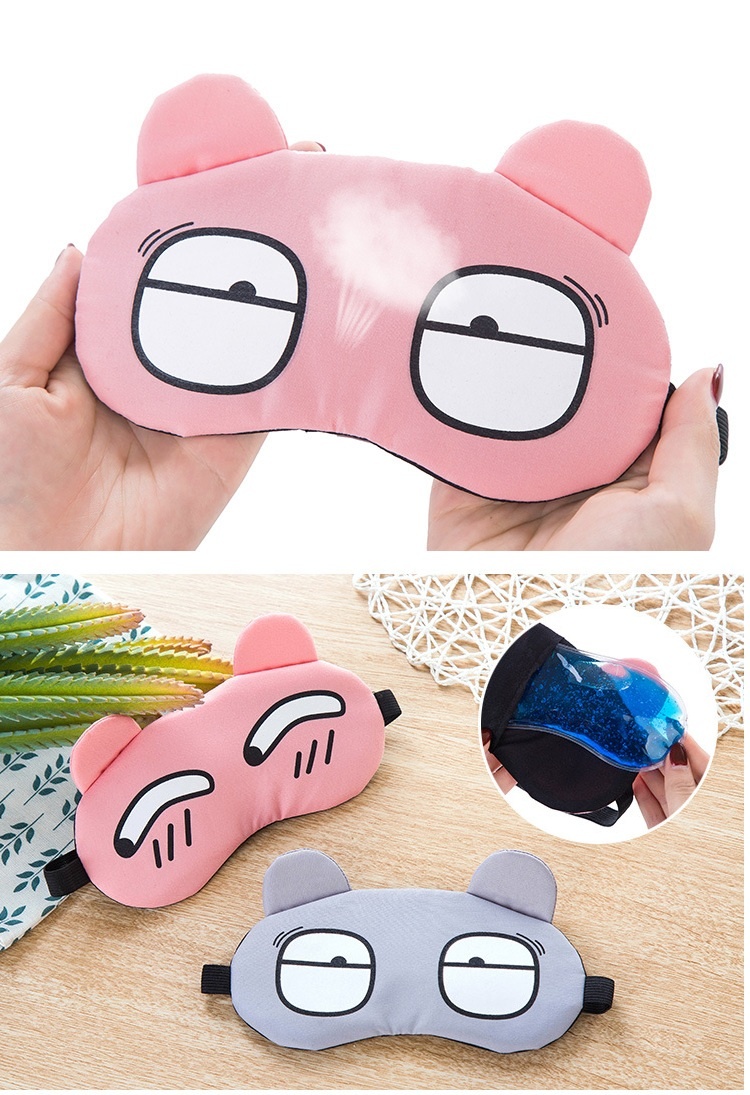 Bịt Mắt Ngủ Có Gel Mát Mắt Thư Giãn Dày - Loại 1