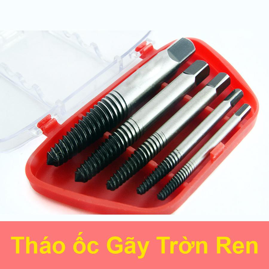Bộ Tháo Bu Lông Ốc Vít - 5 Mũi (Tháo Khoét Ốc Gẫy Trờn Ren )