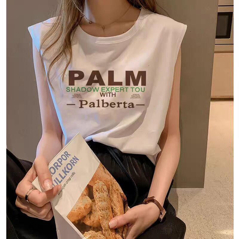 Áo thun Palm sát nách thể thao nữ thời trang