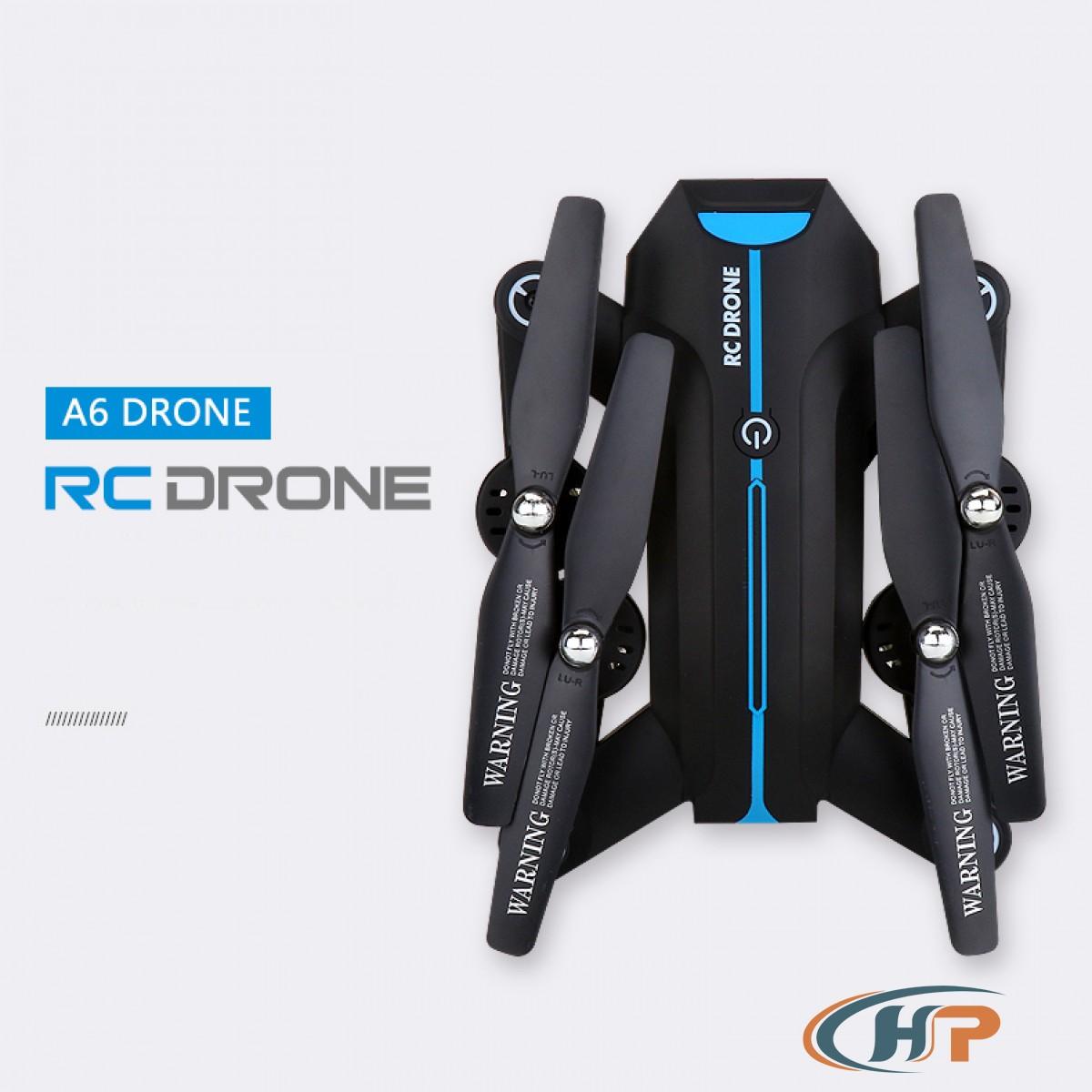 flycam A6 camera HD gấp gọn có tự bay về