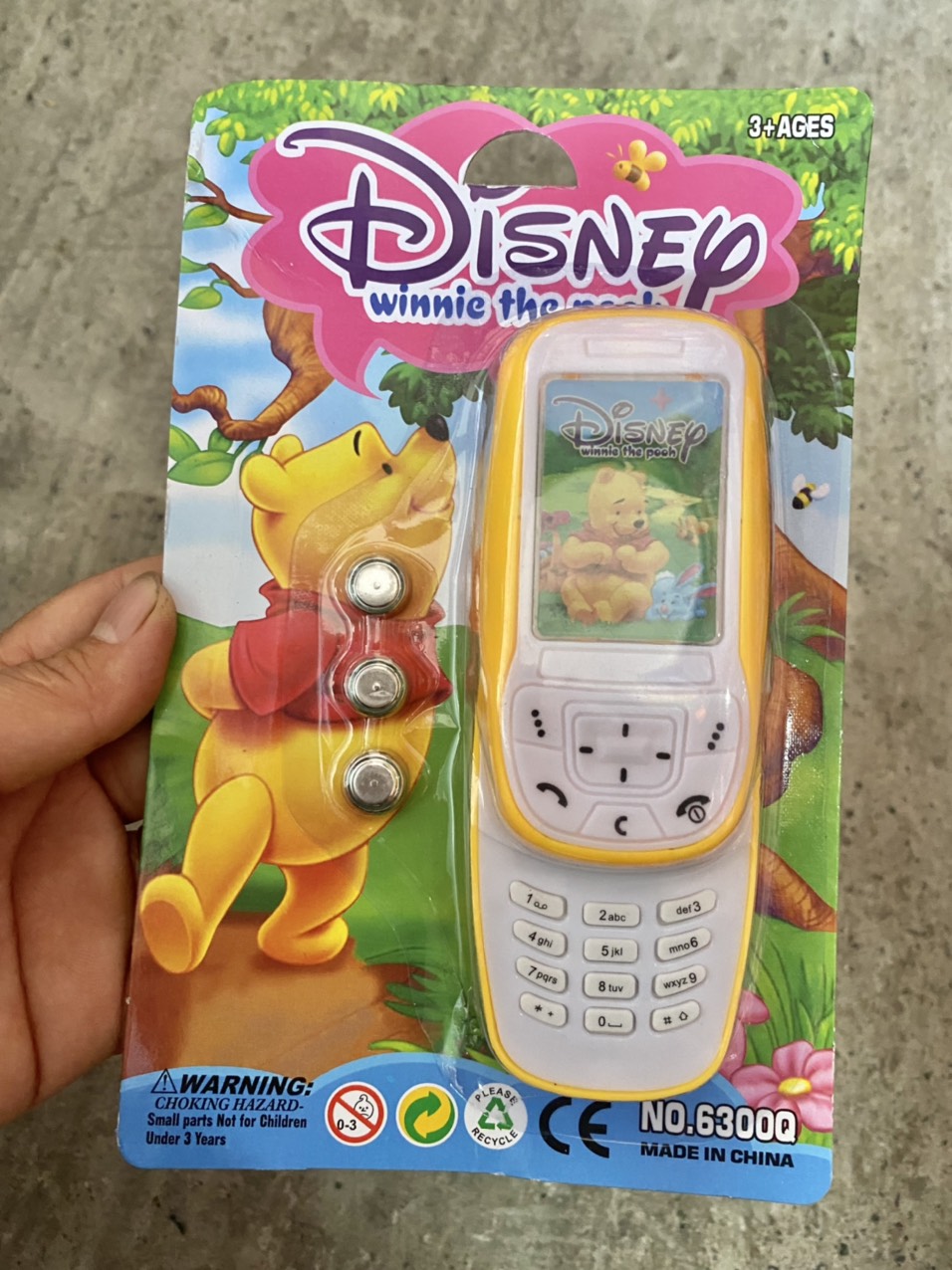 Điện thoại di động đồ chơi nắp trượt Toy Phát Nhạc 3 pin 6-12 tháng tuổi