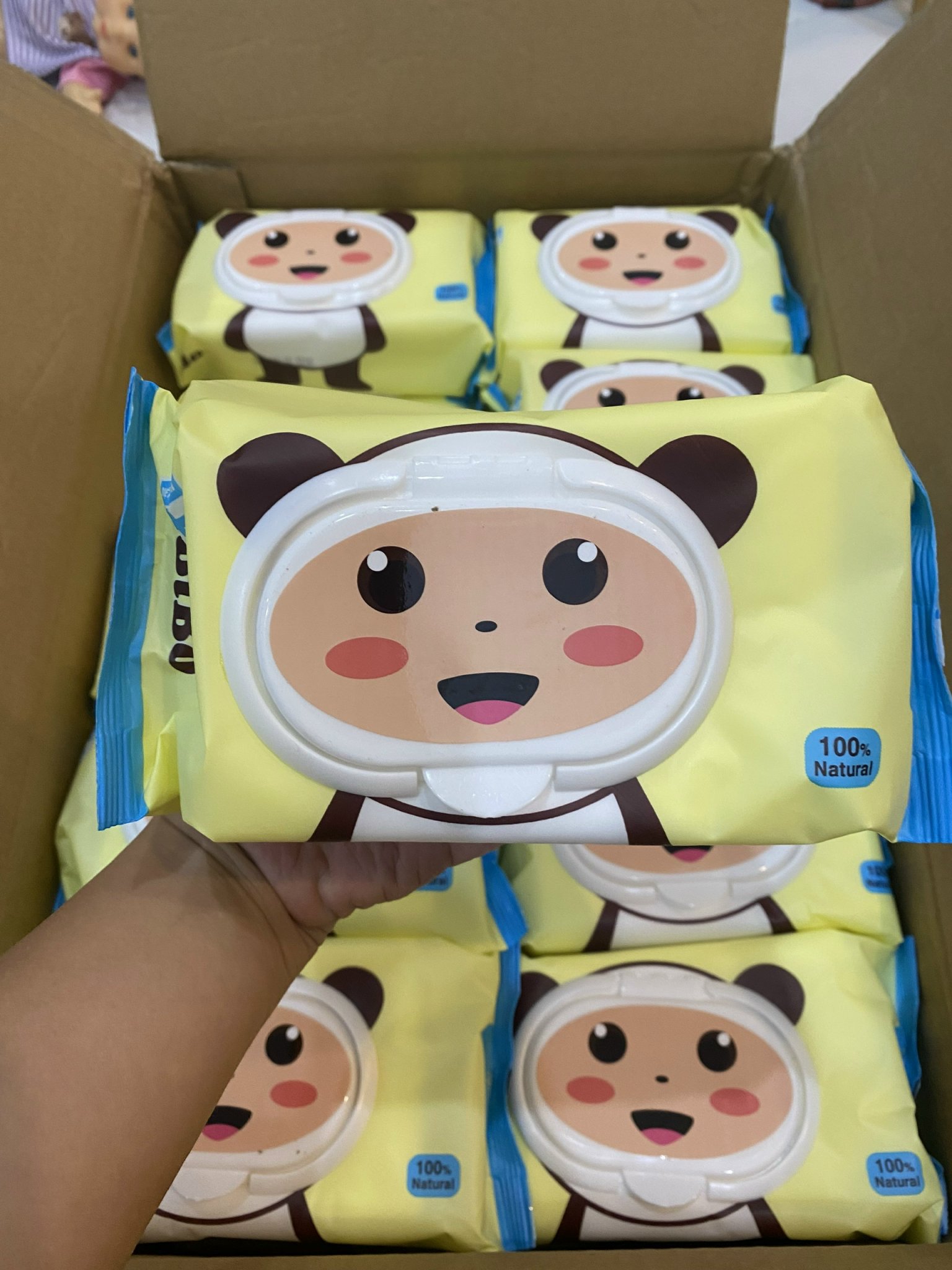Khăn ướt BIBO cao cấp không mùi