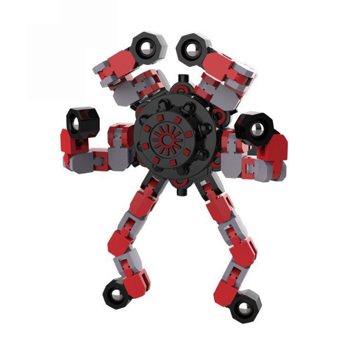 Con quay spinner robot biến hình thông minh cho bé