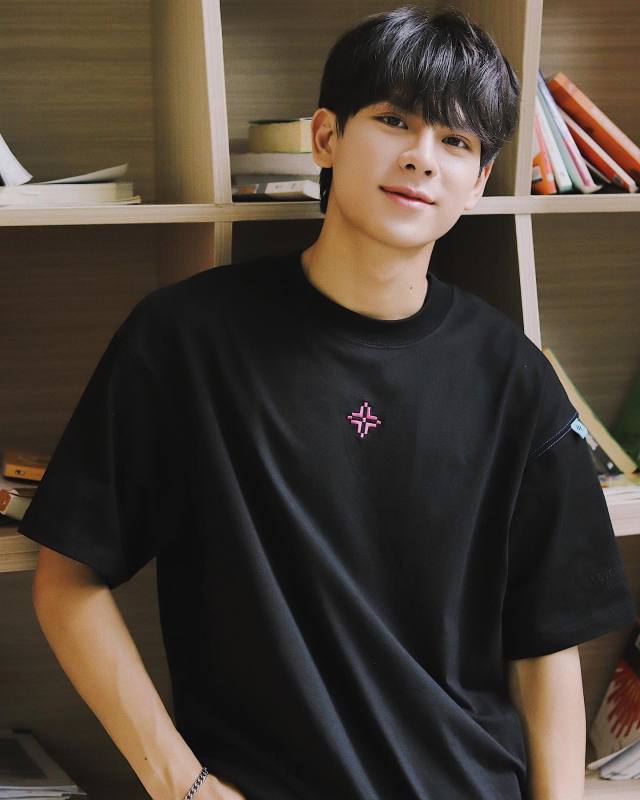 [DF]LEVENTS® Áo thun XL "LẤP LÁNH" LOGO BLACK / PINK
