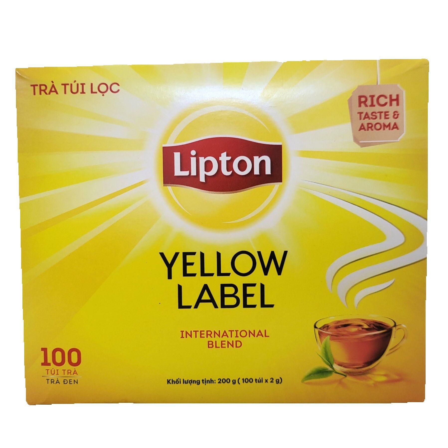 Lipton trà đen nhãn vàng lipton yellow label tea bags