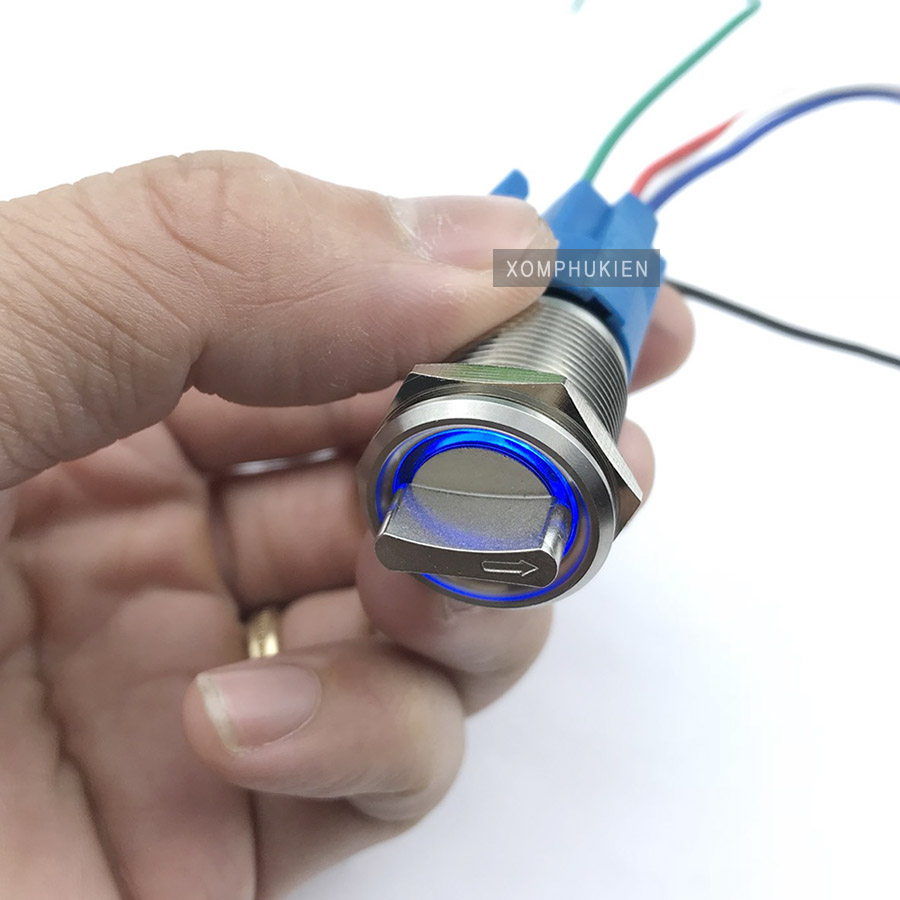 [HCM]Công Tắc Led Vặn Xoay On Off [ Led ngẫu nhiên ]
