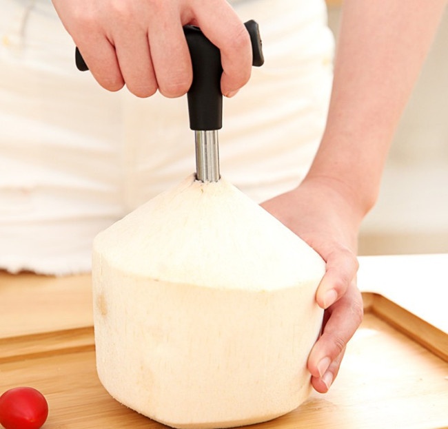 [HCM]Dụng cụ khui dừa siêu nhanh - Đồ khui dừa
