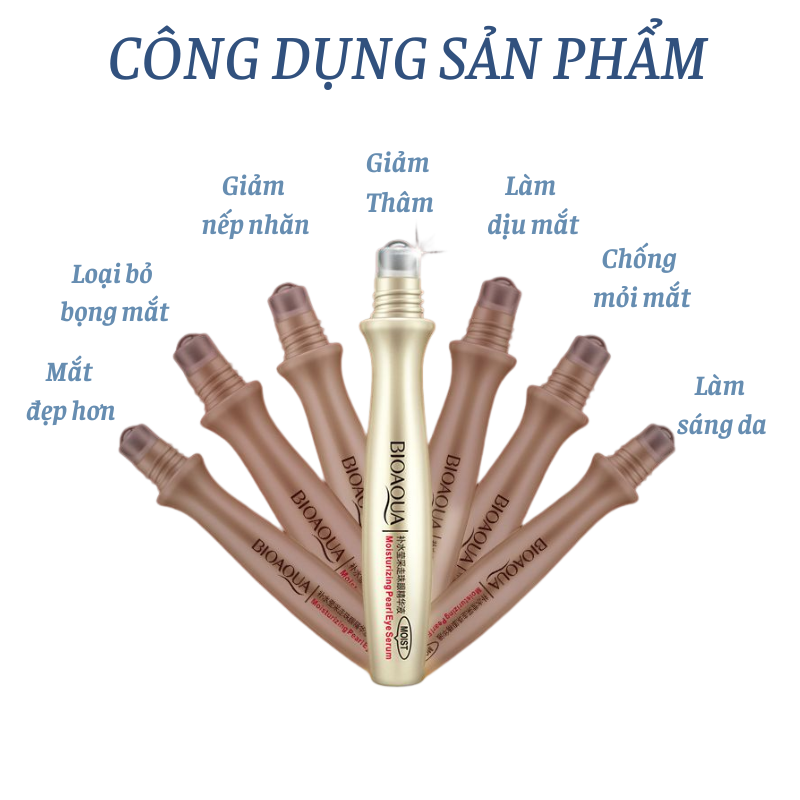 Thanh Lăn Giảm Quầng Thâm Bọng Mắt Bioaqua (15ml)