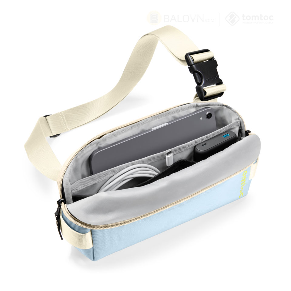 Túi Đeo Chéo Tomtoc H02 Lightweight Codura Sling Bag - Đựng phụ kiện Đồ dùng cá nhân