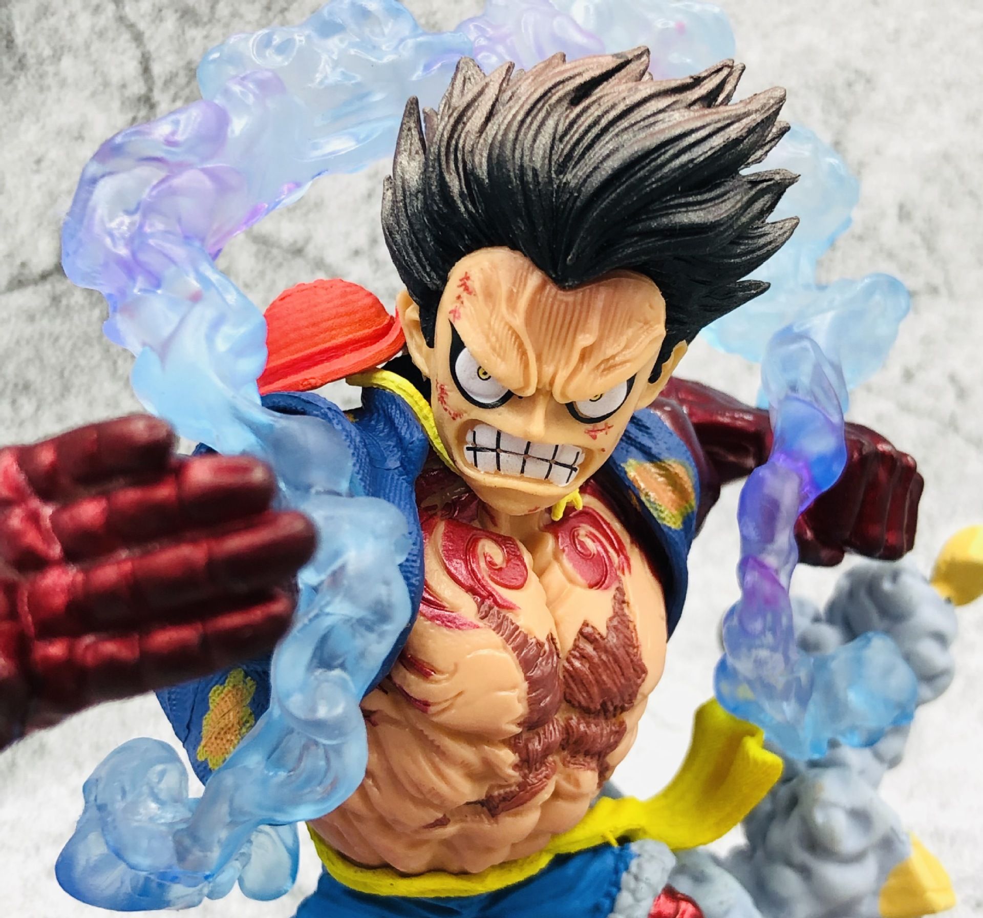 (16cm) Mô hình Luffy Gear 4 Chibi cực đẹp - Mô hình OnePiece