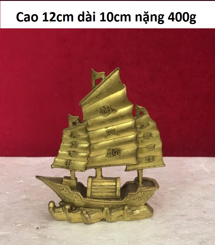 Thuyền buồm bằng đồng MS48