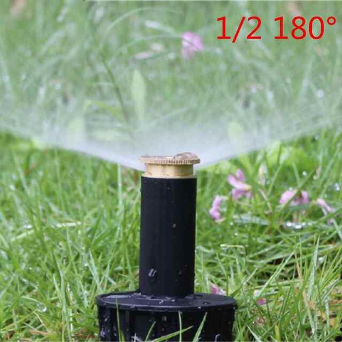 Đầu phun Popup đồng tưới cây cỏ sân sườn ( góc phun 180 độ)