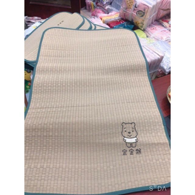 Chiếu cói loại to cho bé kích thước 60X100cm