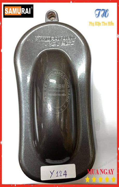 [HCM]Sơn Samurai KuroBushi Phần Động Cơ Màu Bạc Lấp Lánh  - Y124*