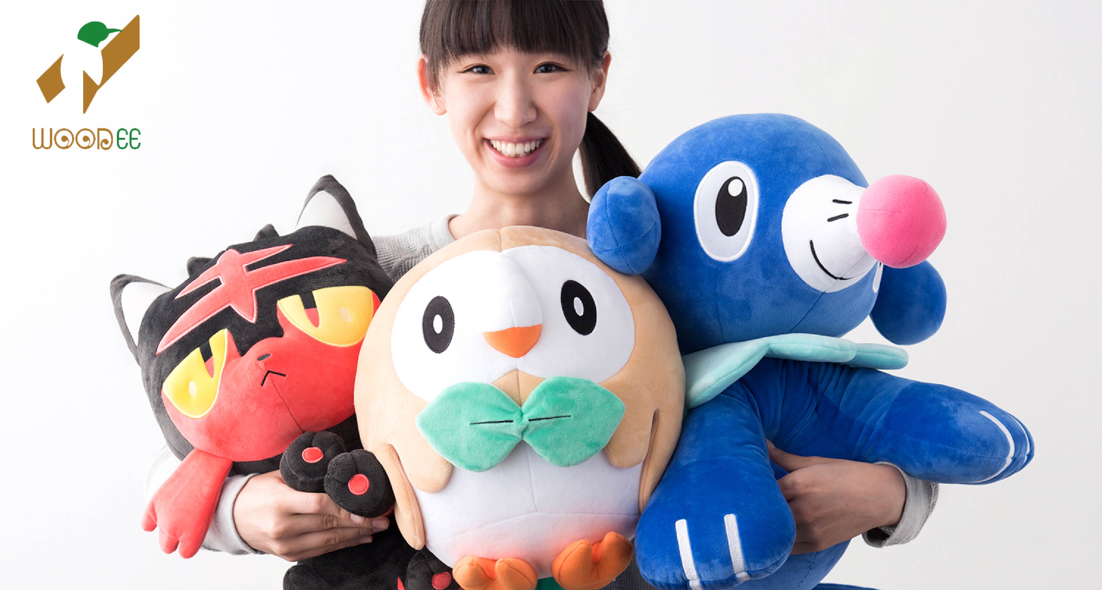 Gấu bông pokemon Litten 50cm