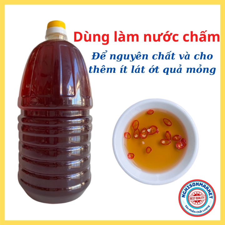 Nước mắm cốt cá nục Thanh Hóa ngon can 2 lít