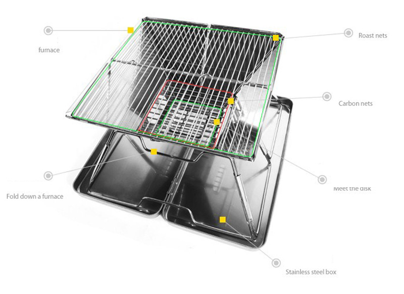 Bếp nướng than gấp gọn ICEFIRE - IF100