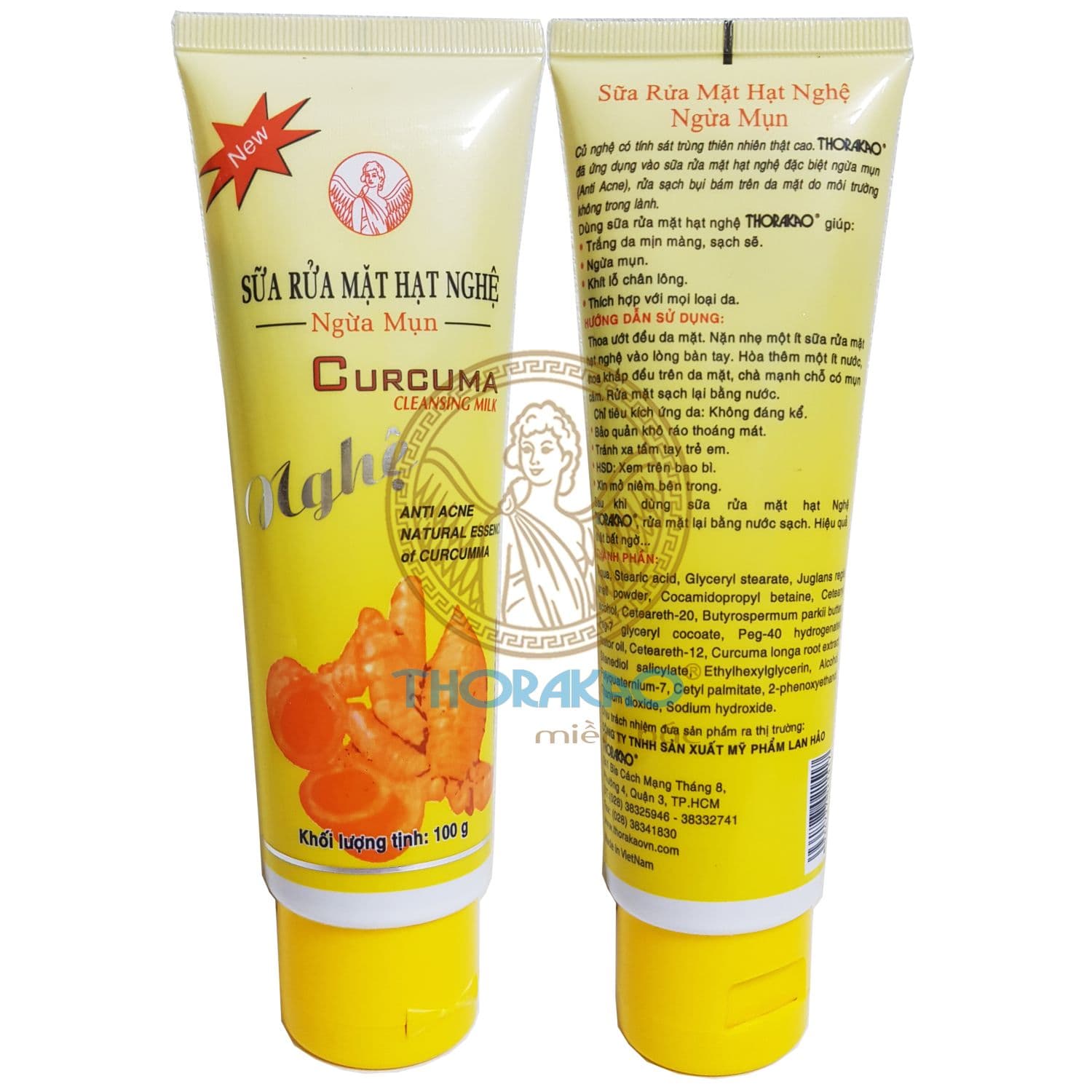 Sữa rữa mặt hạt nghệ mụn 50g