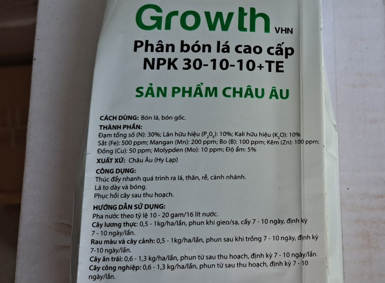 (50gam) Phân bón lá 33-11-11: siêu bung đọt, kích mập đọt, đâm chồi mạnh, bung chồi