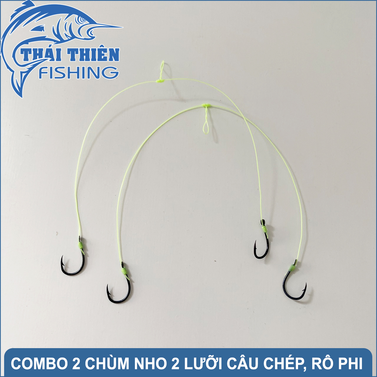 Combo 2 Chùm Nho 2 Lưỡi Chinu Dùng Câu Chép, Trê, Rô Phi