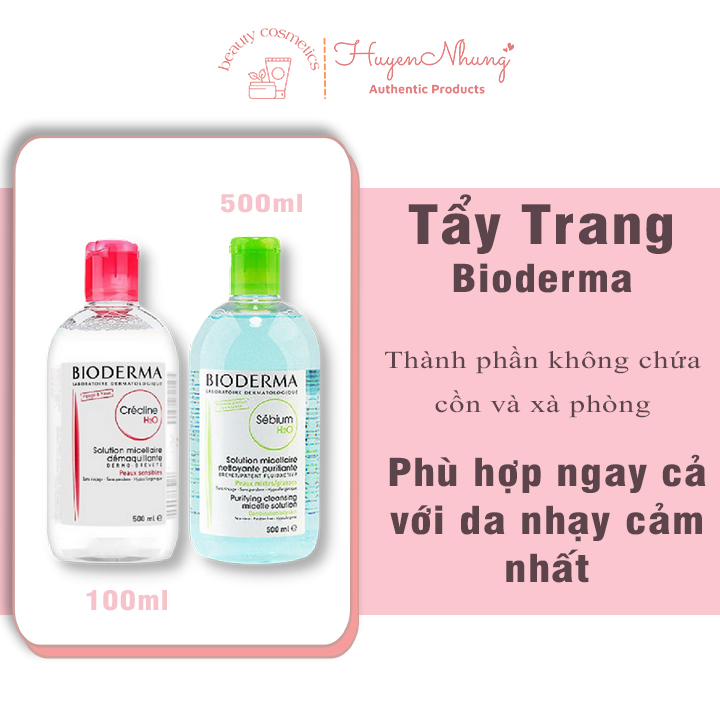 Nước Tẩy Trang Bioderma H2O Solution Micellaire