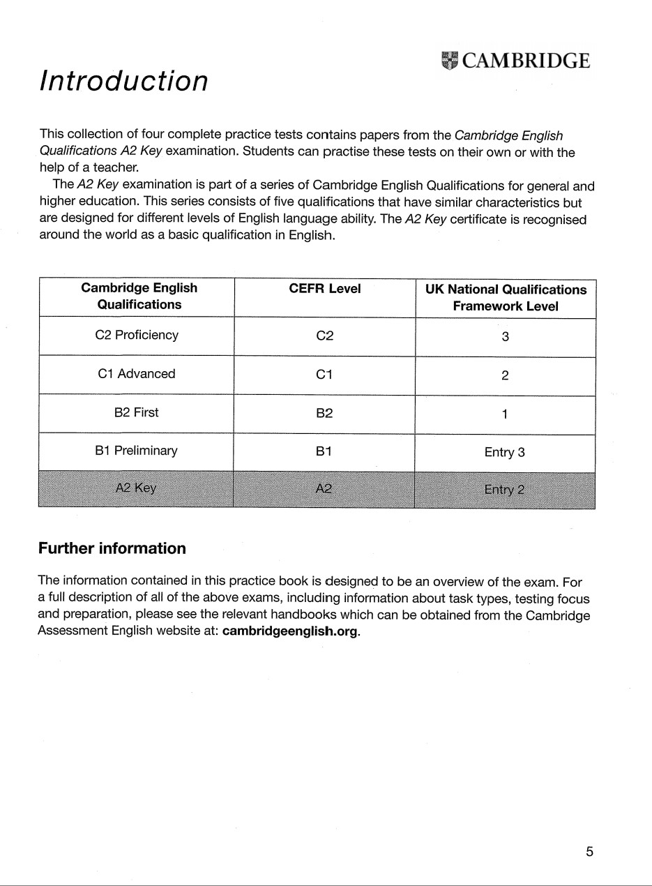 Sách A2 Key 1 for the Revised 2020 Exam Student's Book with Answers