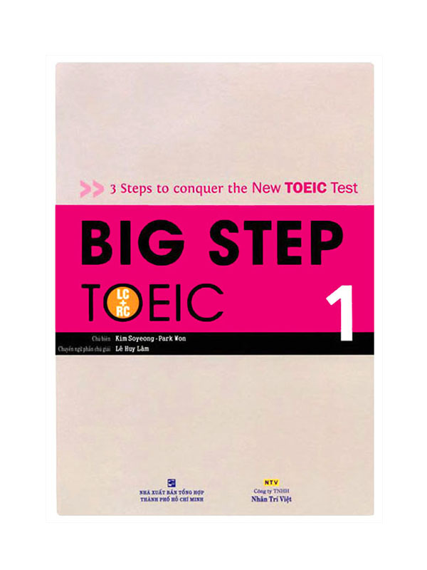 Sách - Big Step Toeic Combo Trọn Bộ 3 Cuốn Kèm Audio