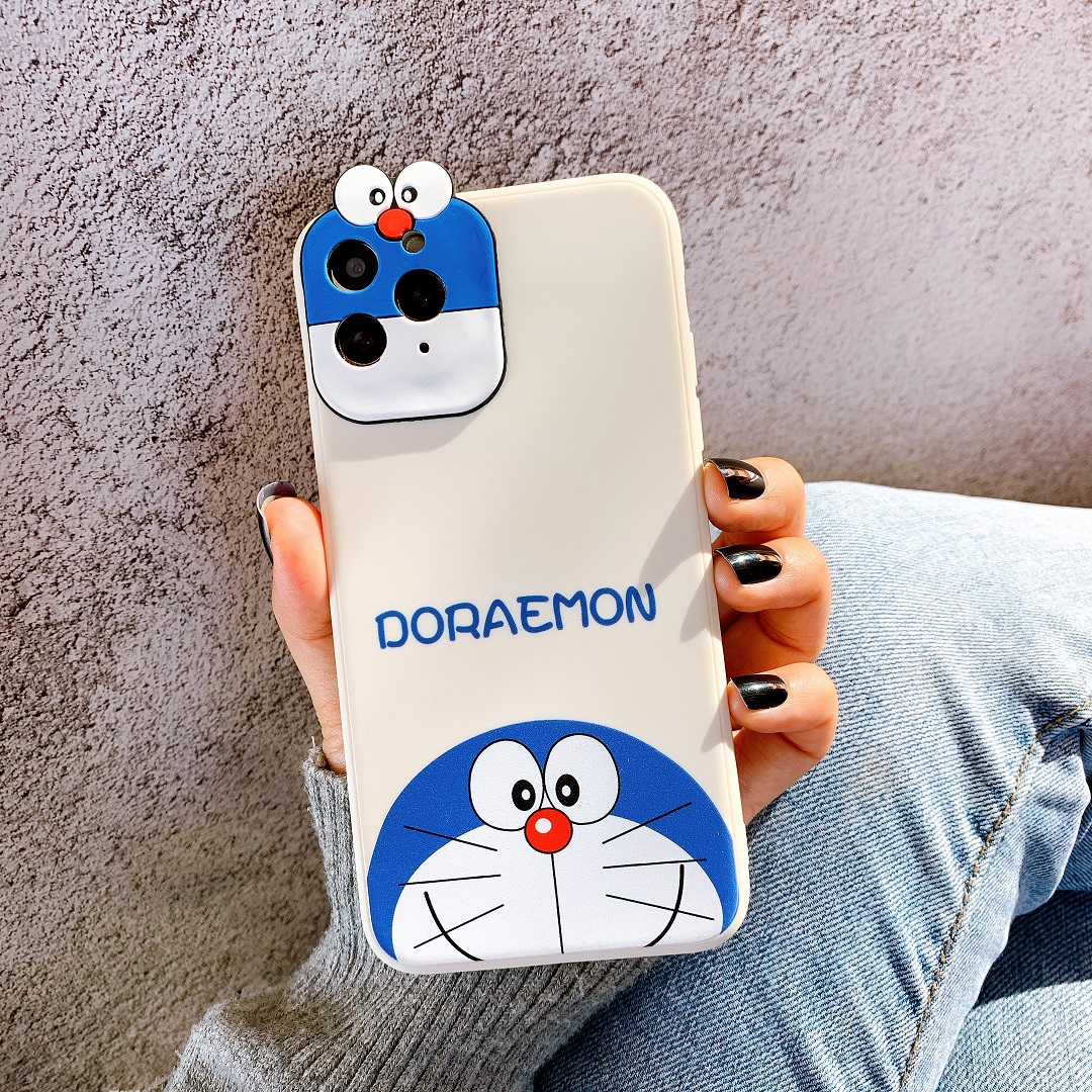 Ốp Lưng Silicon Bảo Vệ CAMERA Doraemon x Voi Dumbo