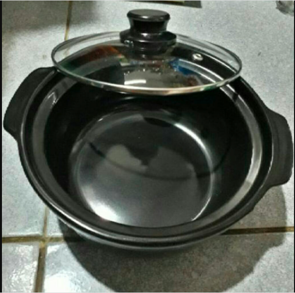 [HCM]Nồi đất tráng men sâu  2lit