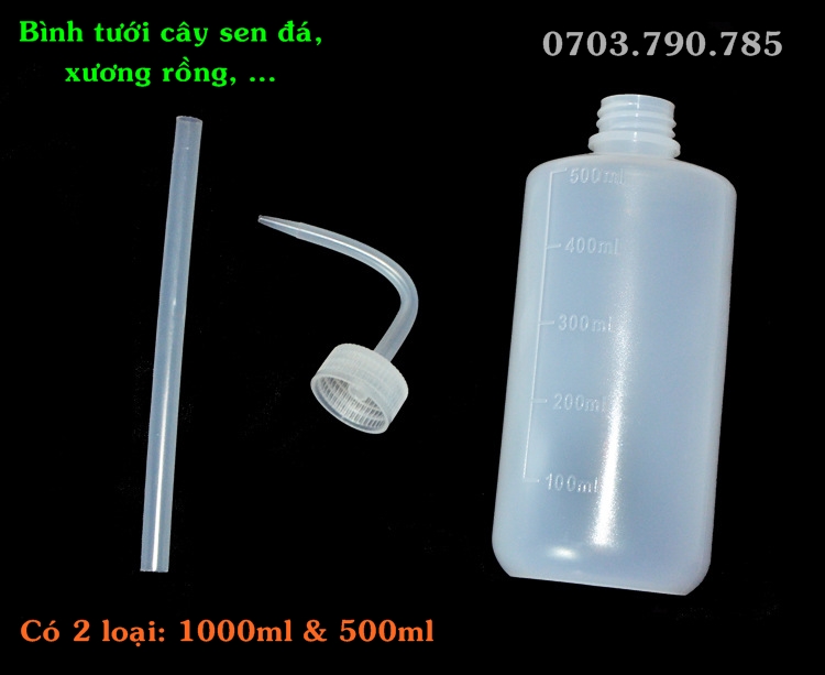 [HCM][BÁN SỈ] 5 bình tưới loại 1000ml (1 lít)