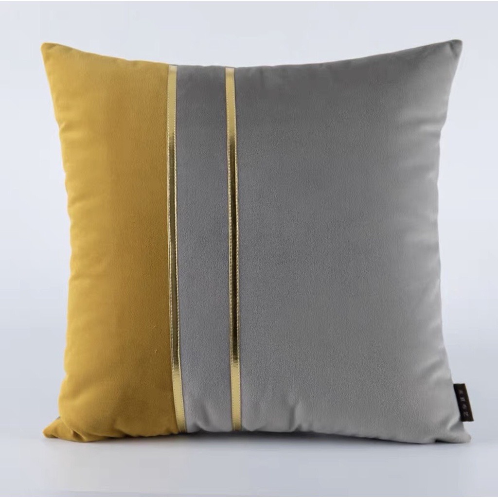 Gối tựa lưng sofa gối ôm MIX MÀU SẮC vải nhung lụa cao cấp tinh tế