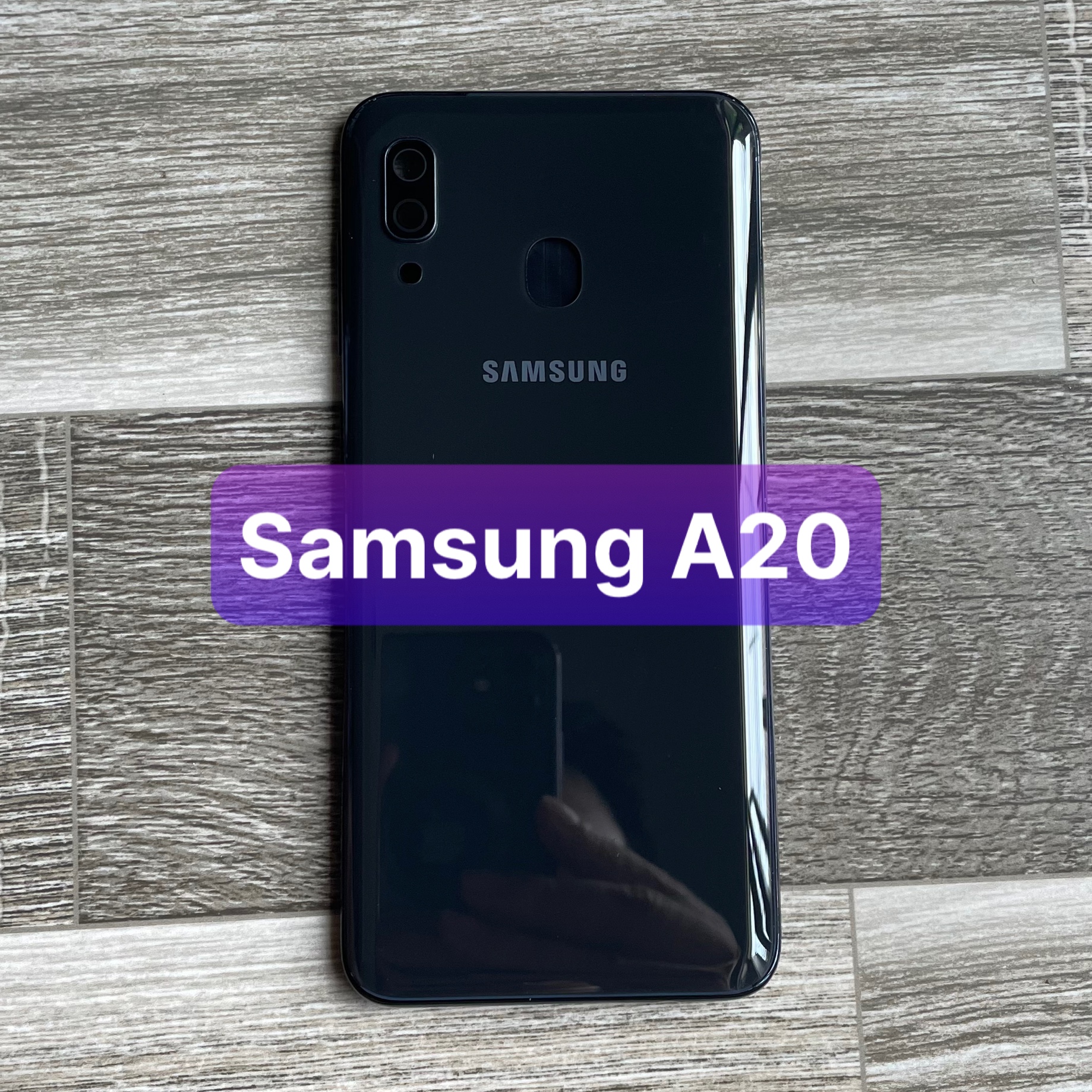 bộ xương vỏ samsung A20 (zin)